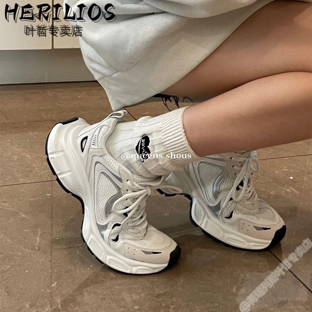 Giày Thể Thao Đế Dày Phối Lưới Thoáng Khí Thời Trang Mùa Hè 2023 Cho Nữ