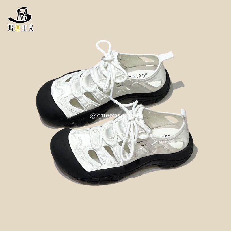 Giày Sandal Đế Dày Thời Trang Mùa Hè 2022 Dễ Thương Cho Nữ