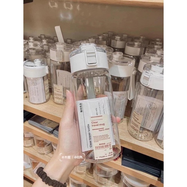 Set 3 bình nước Muji Nhật