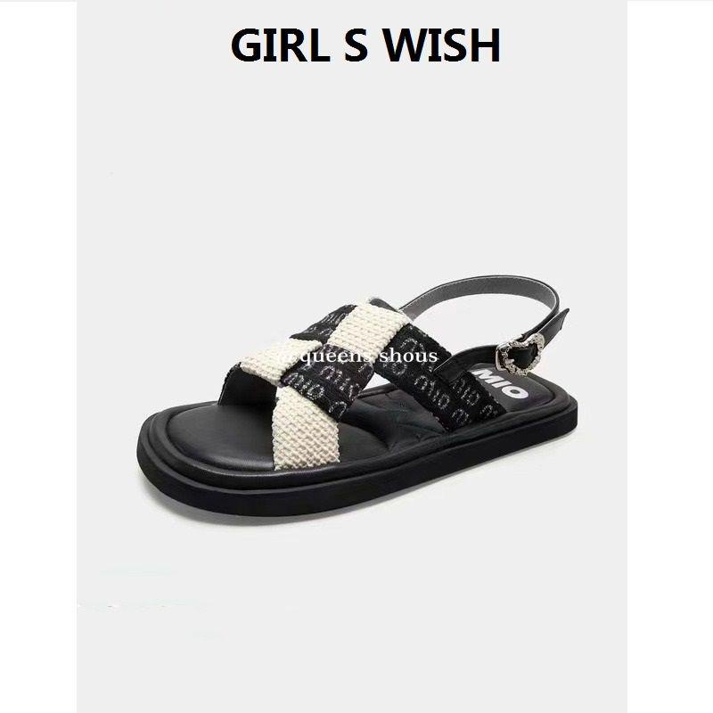 Giày Sandal Hở Ngón Đế Bằng Phong Cách Retro Mùa Hè 2023 Màu Sắc Thời Trang Dành Cho Nữ