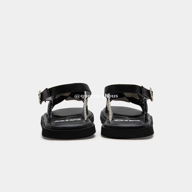 Giày Sandal Hở Ngón Đế Bằng Phong Cách Retro Mùa Hè 2023 Màu Sắc Thời Trang Dành Cho Nữ