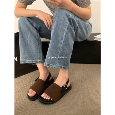 Giày Sandal Đế Dày Thoải Mái Thời Trang Mùa Hè 2023 Cho Nữ