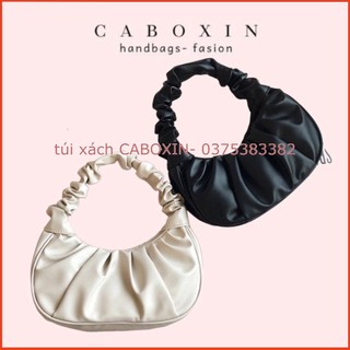 Túi Xách Kẹp Nách Da Mềm Xếp Li Quai Nhún Sang Trọng -CABOXIN tuyển sỉ toàn quốc