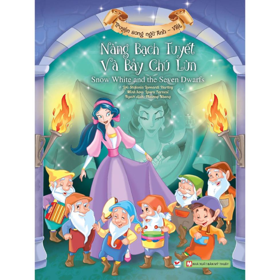 Sách Song Ngữ Anh Việt: Nàng Bạch Tuyết Và Bảy Chú Lùn (TV)