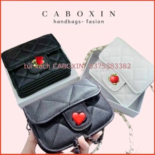 túi xách chữ x trần trán vừa đeo chéo vừa làm ví full hộp -CABOXIN tuyển sỉ toàn quốc