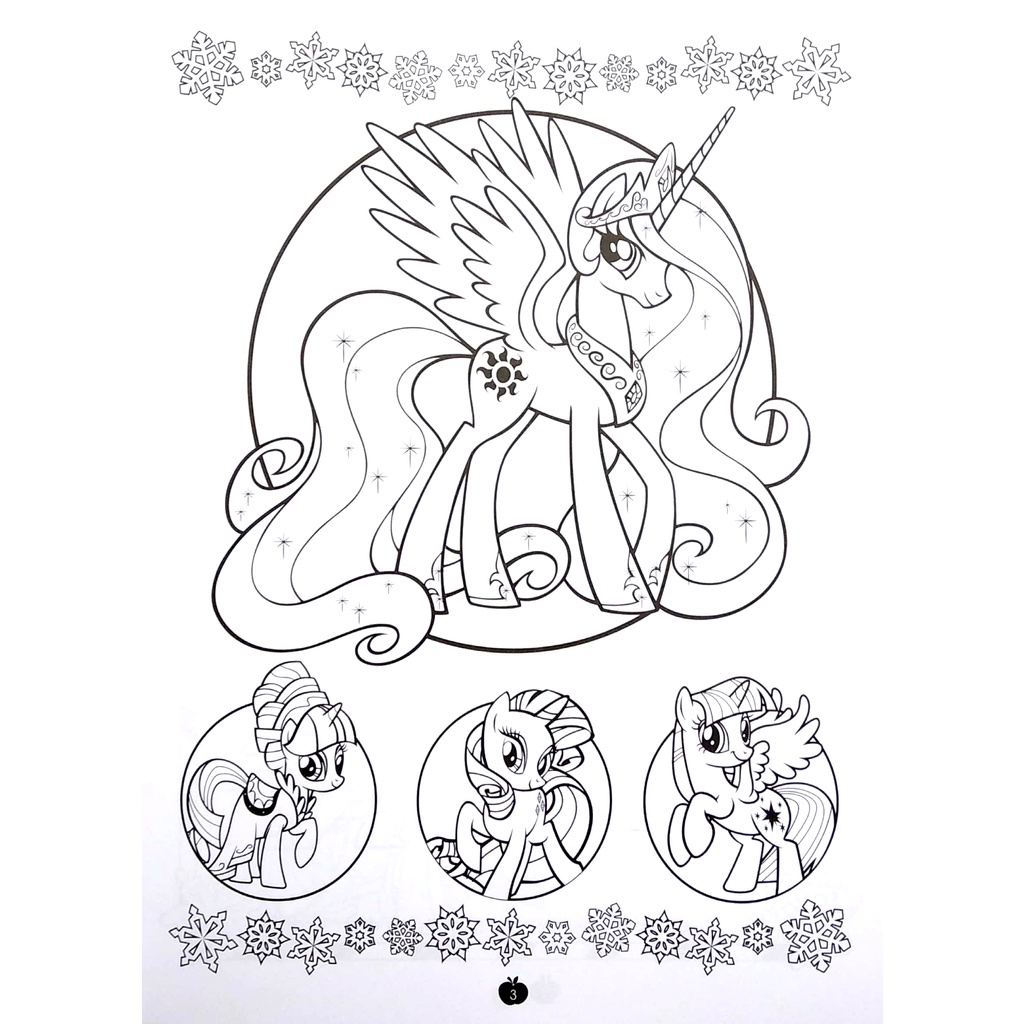 Sách - My Little Pony - Jumbo - Tô Màu Và Các Trò Chơi - Tập 3
