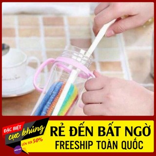 Cọ rửa bình sữa, cọ rửa ly xốp 7 màu