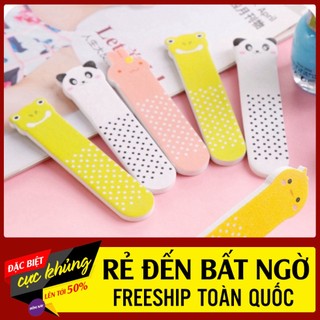 Thanh dũa móng tay mini 2 mặt hình thú dễ thương
