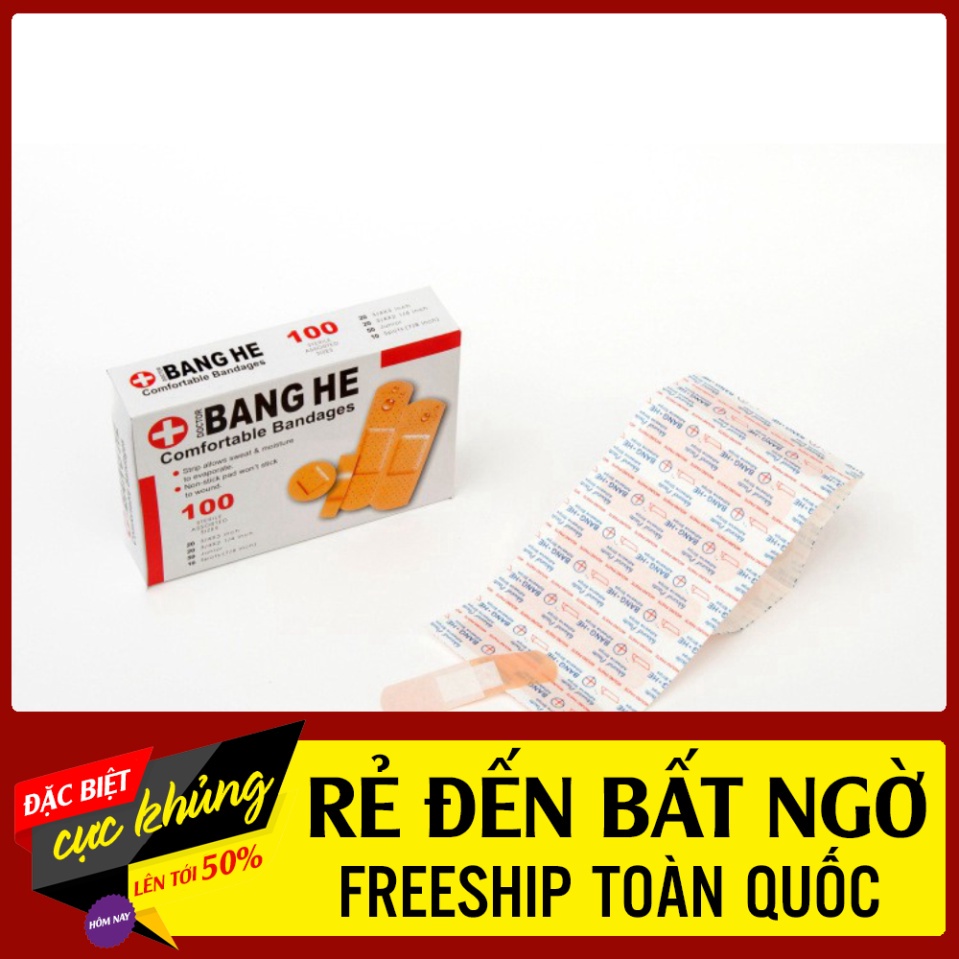 Combo 100 băng keo cá nhân