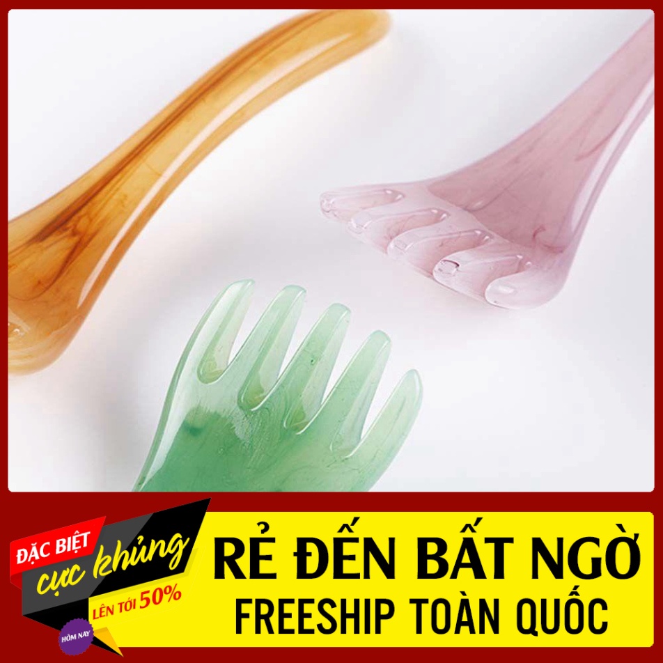 Lược massage đầu 5 móng 16x5.5cm tiện dụng