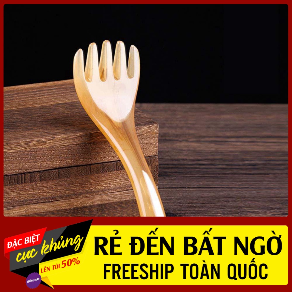 Lược massage đầu 5 móng 16x5.5cm tiện dụng