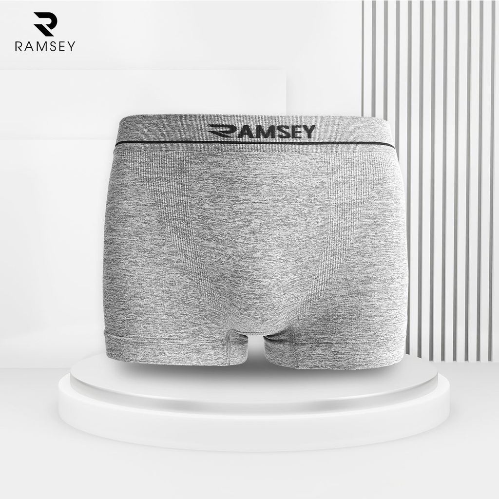 Quần Sịp Đùi Boxer Nam Ramsey Dệt Không Đường May Thoáng Khí Không Thấm Hút Mồ Hôi RP 502
