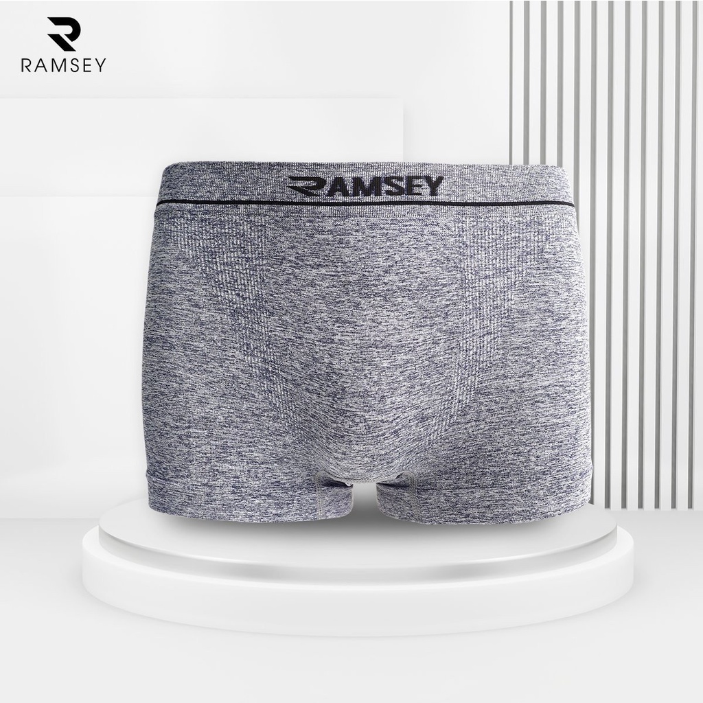 Quần Sịp Đùi Boxer Nam Ramsey Dệt Không Đường May Thoáng Khí Không Thấm Hút Mồ Hôi RP 502