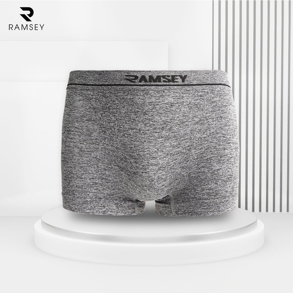 Quần Sịp Đùi Boxer Nam Ramsey Dệt Không Đường May Thoáng Khí Không Thấm Hút Mồ Hôi RP 502