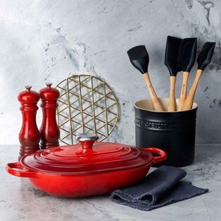 Nồi Chảo Gang Ovan Le Creuset Bräter Oblong, Đường Kính 31cm, Dùng Cho Mọi Loại Bếp, Made in France, Bepchauau