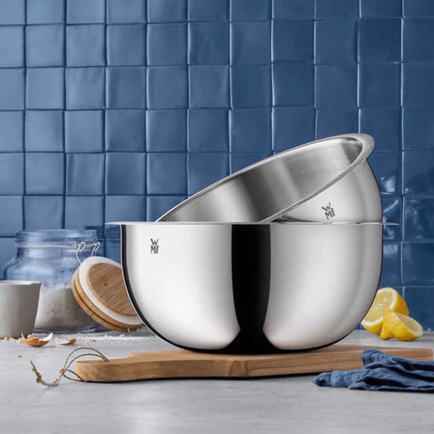 Set 2 Thố Trộn Inox WMF, Âu Trộn Salad, Nhập Đức, Bepchauau
