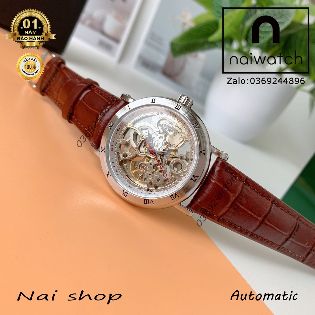 Đồng hồ nam Forsining cơ lộ máy kiểu mới 2020 với thiết kế trẻ trung độc đáo, thân máy từ thép không gỉ siêu bền