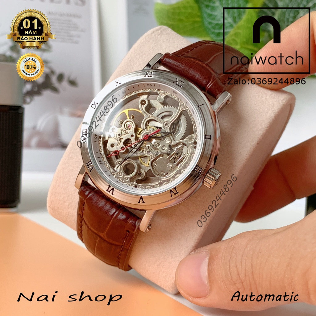 Đồng hồ nam Forsining cơ lộ máy kiểu mới 2020 với thiết kế trẻ trung độc đáo, thân máy từ thép không gỉ siêu bền