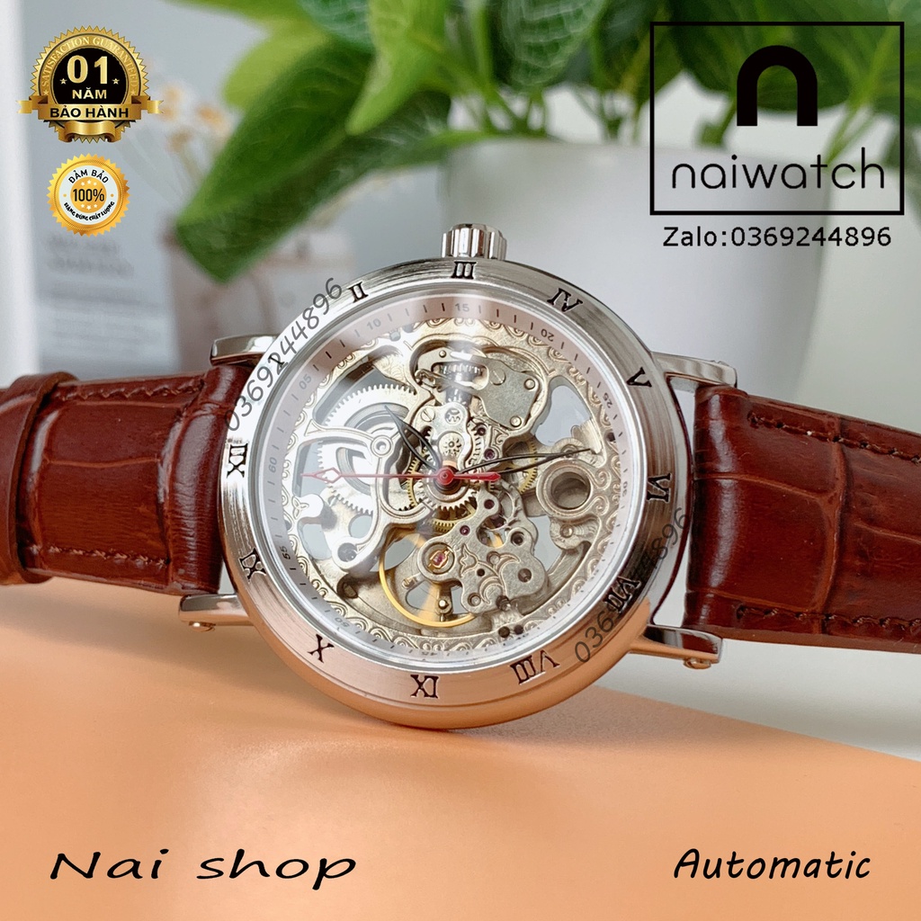 Đồng hồ nam Forsining cơ lộ máy kiểu mới 2020 với thiết kế trẻ trung độc đáo, thân máy từ thép không gỉ siêu bền