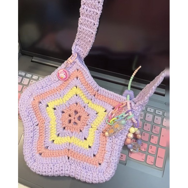Star Bag | Túi xách hình ngôi sao phối màu phong cách y2k