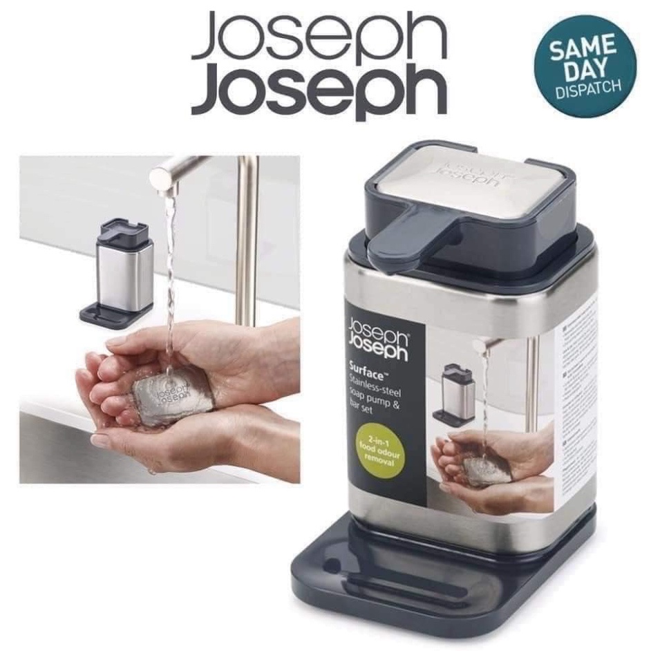 Hộp Đựng Nước Rửa Tay Joseph Joseph, Bình Xà Phòng, Dụng Cụ Nhà Tắm, Nhập Đức, Bepchauau