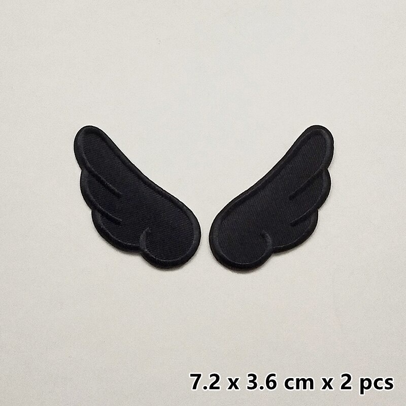 Sticker ủi nhiệt thêu logo hình thời trang dán trắng đen lạ độc đáo dễ thương cute- Patch ủi quần áo balo H49