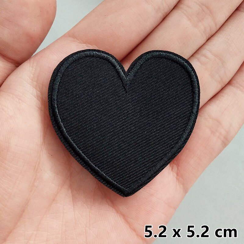 Sticker ủi nhiệt thêu logo hình thời trang dán trắng đen lạ độc đáo dễ thương cute- Patch ủi quần áo balo H49