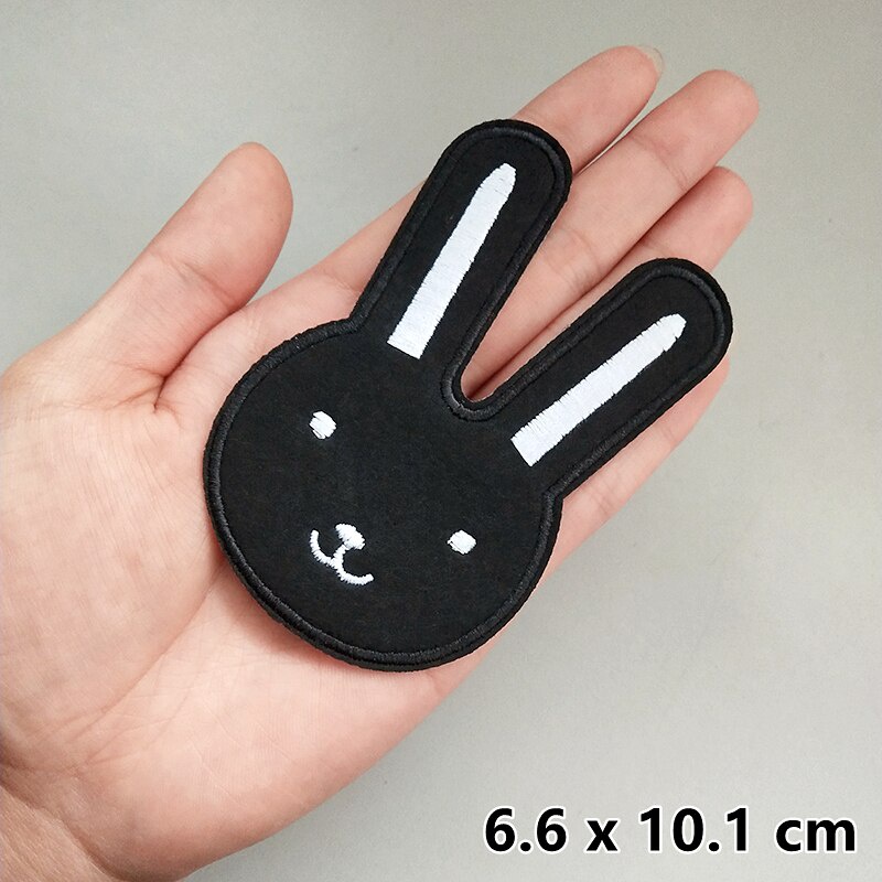 Sticker ủi nhiệt thêu logo hình thời trang dán trắng đen lạ độc đáo dễ thương cute- Patch ủi quần áo balo H49