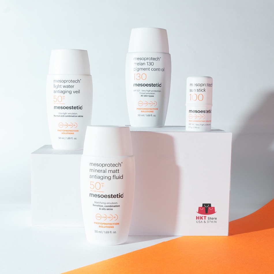 𝐌ẫ𝐮 𝐦ớ𝐢 Kem chống nắng nâng tông, kiềm dầu Mesoestetic Mineral Matt SPF 50+ cho da dầu nhờn, da nhạy cảm