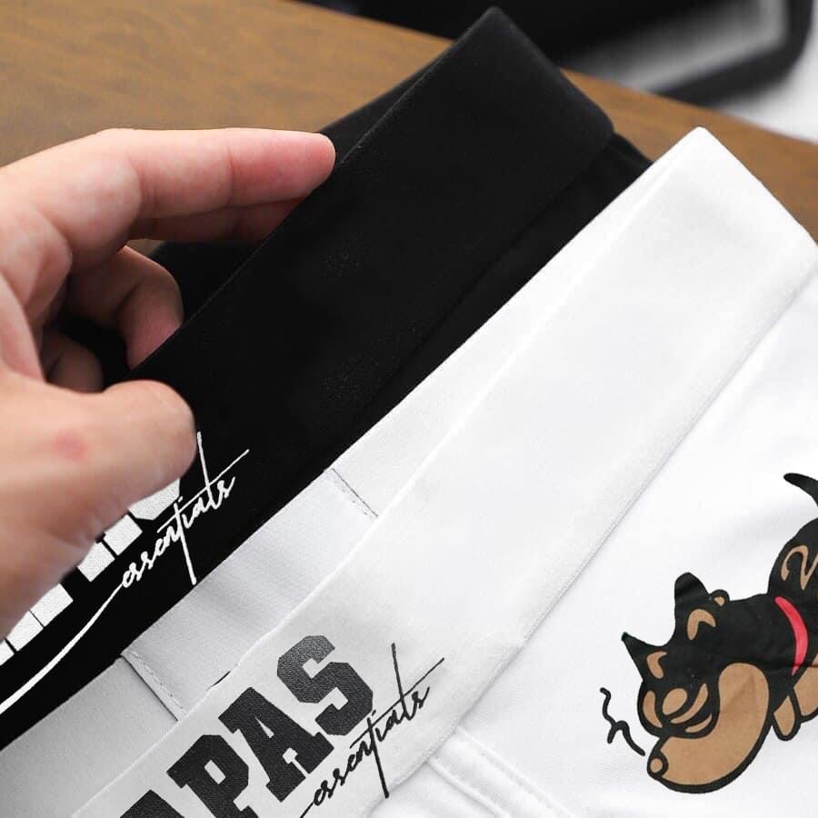 Sét 5 quần Mã Boxer 0307 FAPAS Cún Chất Liệu Thun Lạnh Co Giãn 4 Chiều