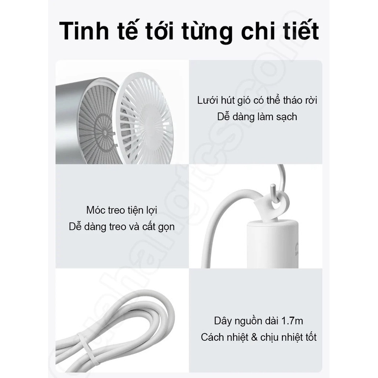 Hàng Chính Hãng- Máy sấy tóc Xiaomi Mijia H500 CMJ03LX tạo ion âm - Minh Tín Shop