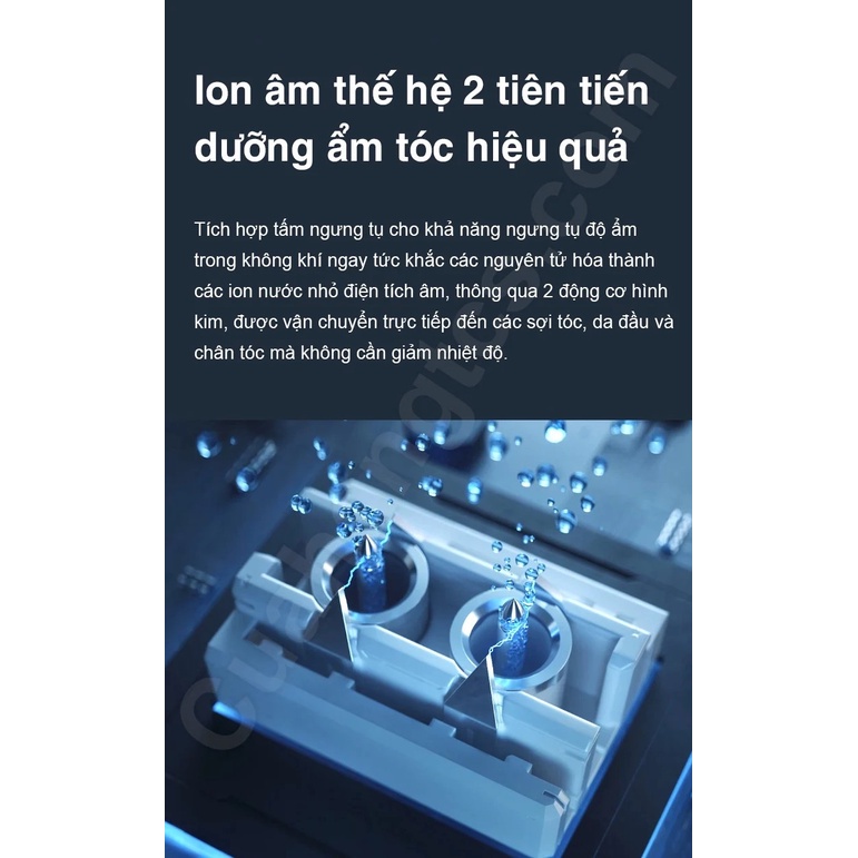 Hàng Chính Hãng- Máy sấy tóc Xiaomi Mijia H500 CMJ03LX tạo ion âm - Minh Tín Shop