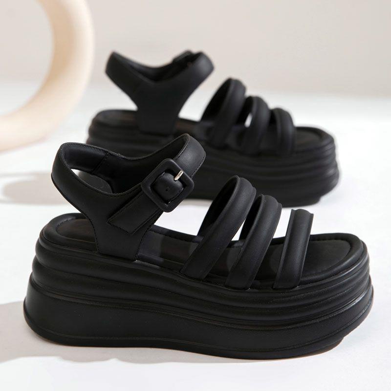 Xăng đan Đế Dày Thoáng Khí Thời Trang Mùa Hè Mới 2023 Cho Nữ