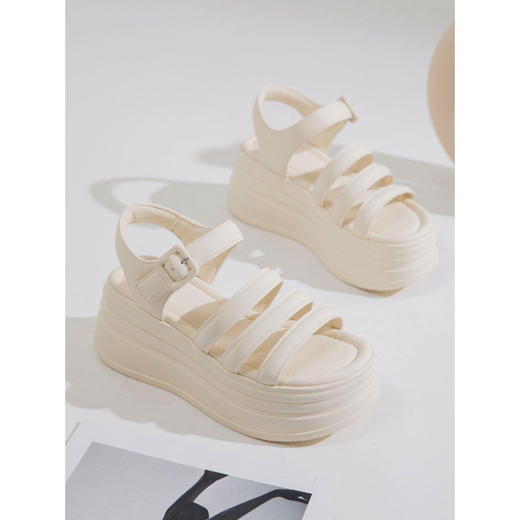 Xăng đan Đế Dày Thoáng Khí Thời Trang Mùa Hè Mới 2023 Cho Nữ