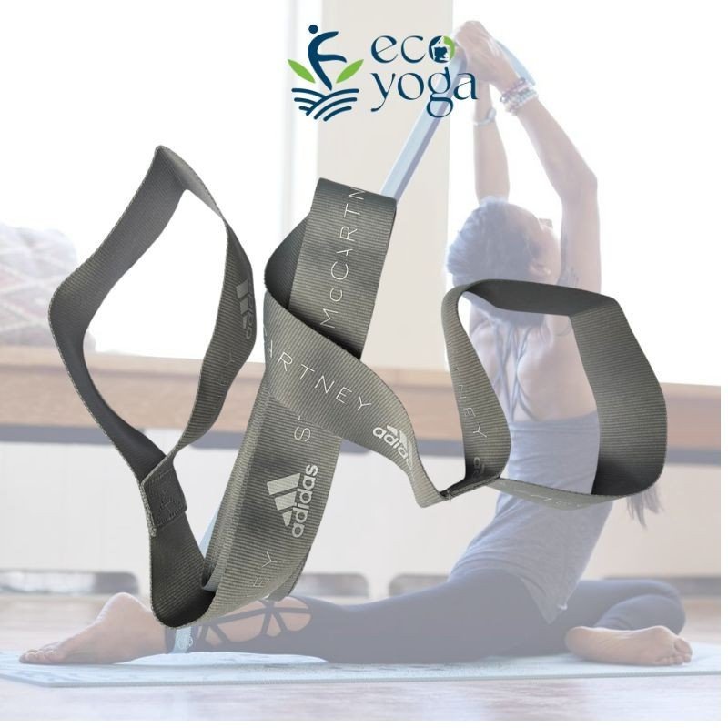 Dây đai cotton tập yoga 3m A Didas ,2 đầu tập đa năng ,chuyên dụng xoạc ngang, hỗ trợ động tác uốn dẻo, mở vai khớp háng