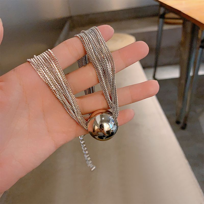 Vòng Cổ Nhiều Lớp Mặt Hình Xương Rắn Phong Cách Mỹ Thời Trang