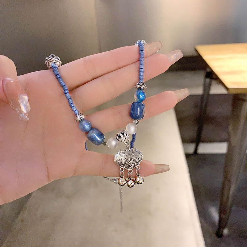 Vòng cổ Chuỗi Hạt Phong Cách Dân Tộc Trung Hoa Cổ Điển Mới Cho Nữ Lig