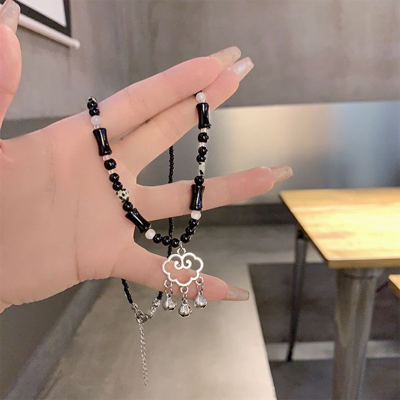 Vòng cổ Chuỗi Hạt Phong Cách Dân Tộc Trung Hoa Cổ Điển Mới Cho Nữ Lig