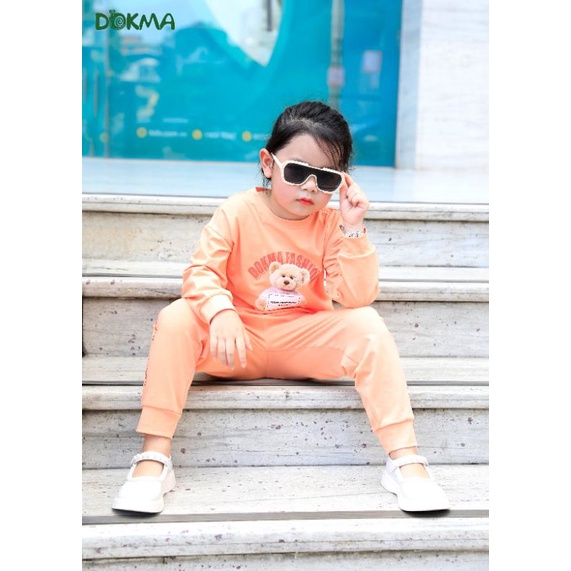 Bộ dài tay bé gái Dokma 3-7Y mã DB1142, DB1813