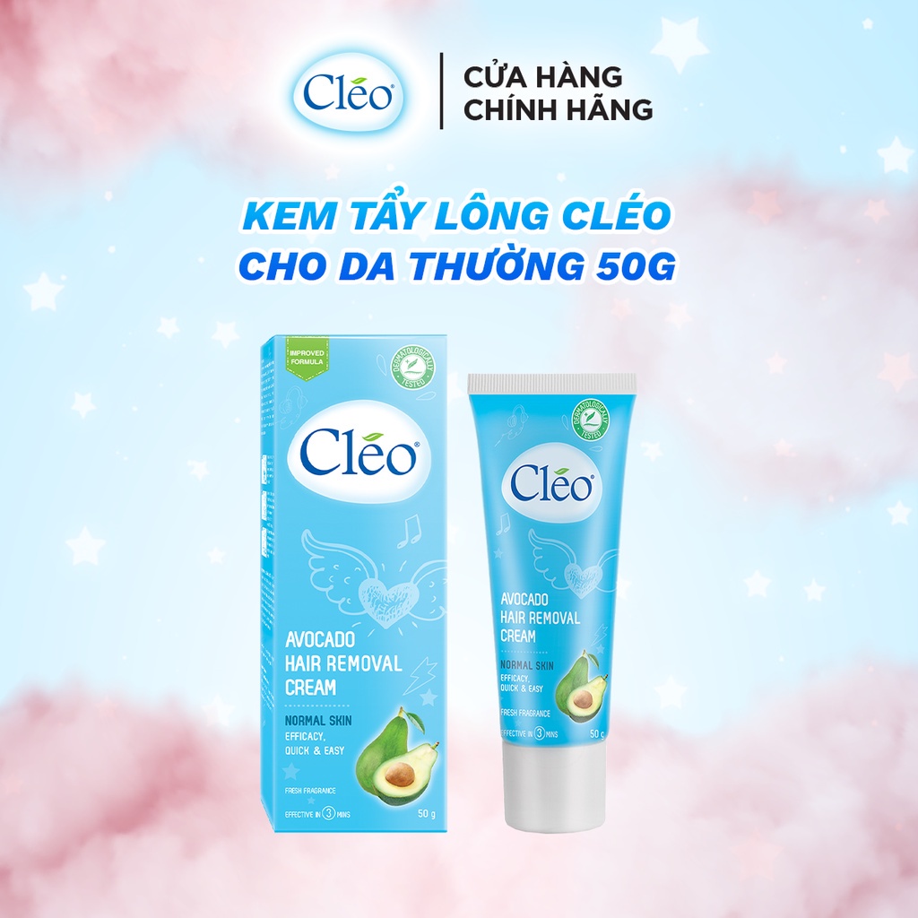 Kem tẩy lông Cléo an toàn, tiện lợi cho mọi vùng da