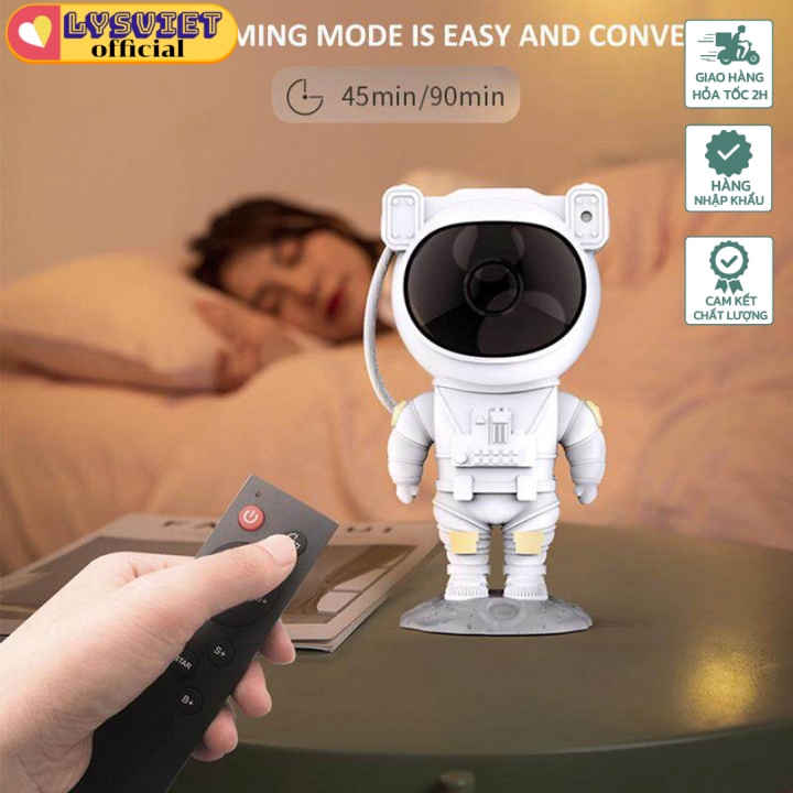 [Lysviet HCM] Đèn ngủ Astronaut Galaxy Star Projector Night Light