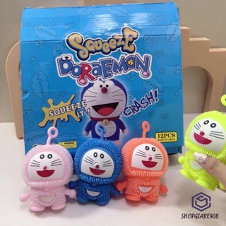 SQUISHY MÈO CON NGỒI NGOAN ĐÔ RÊ MON doraemon