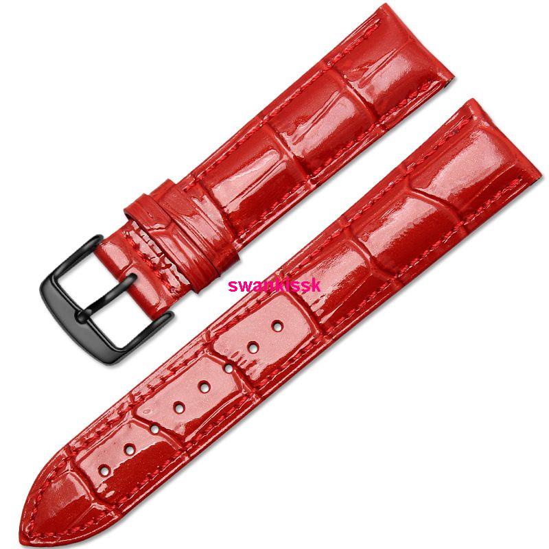 Carlosa Đồng Hồ Quartz Dây Đeo Da Màu Đỏ 0704