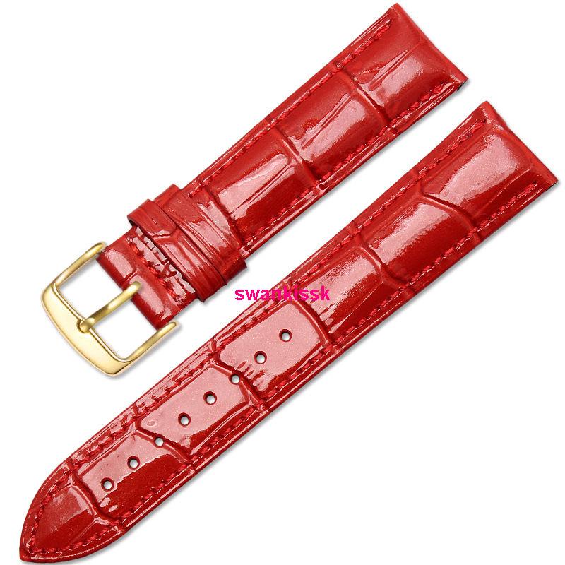 Carlosa Đồng Hồ Quartz Dây Đeo Da Màu Đỏ 0704