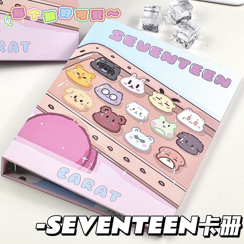Album Ảnh Polaroid A5 3 inch Dùng Sưu Tầm Thẻ Hình Nhóm Nhạc SEVENTEEN