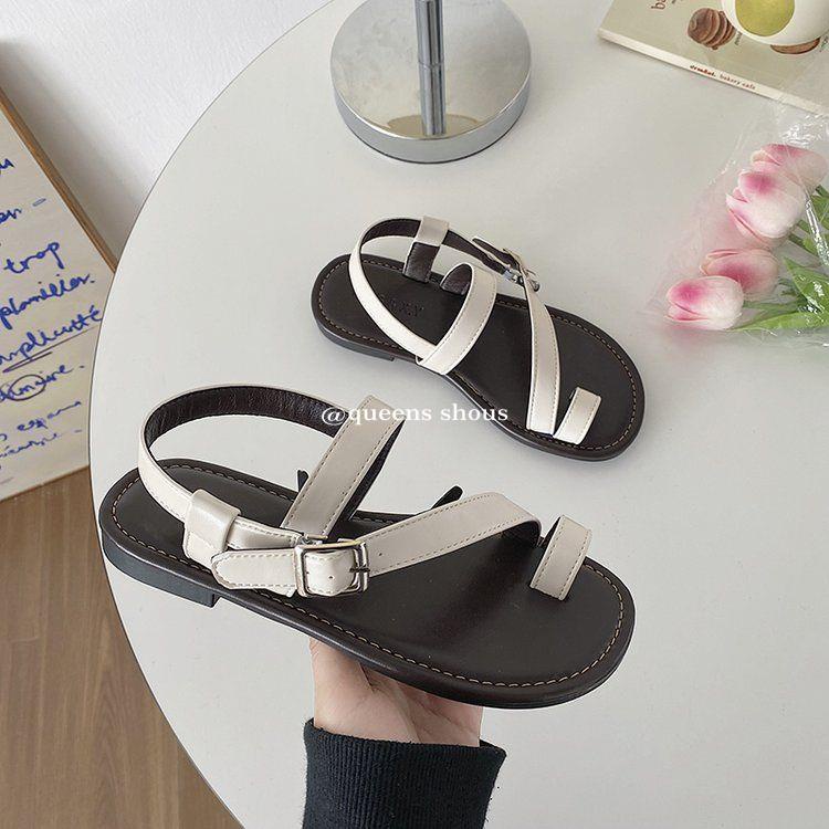 Giày Sandal Da Mềm Đơn Giản Thời Trang Mùa Hè Cho Nữ