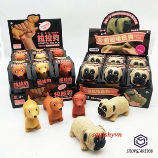 Squishy cún chó pug pitbull shiba nối dài siêu mềm giảm mệt mỏi nghỉ ngơi tiện tích đồ giải trí đẹp đẽ cho bé