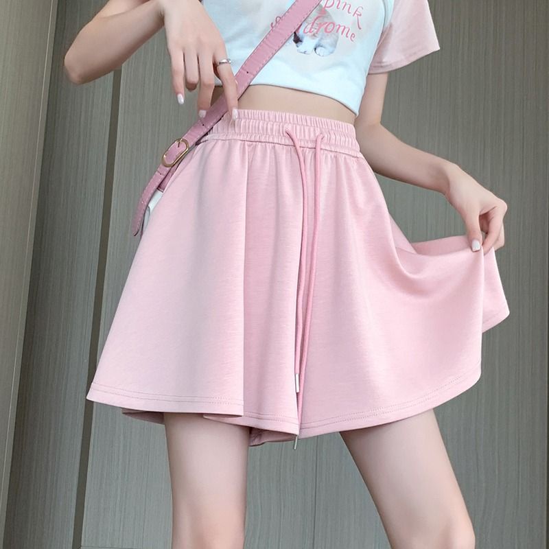 Jiashucheng Quần Short Thể Thao Lưng Thun Dáng Chữ a Thời Trang Mùa Hè Hàng Mới