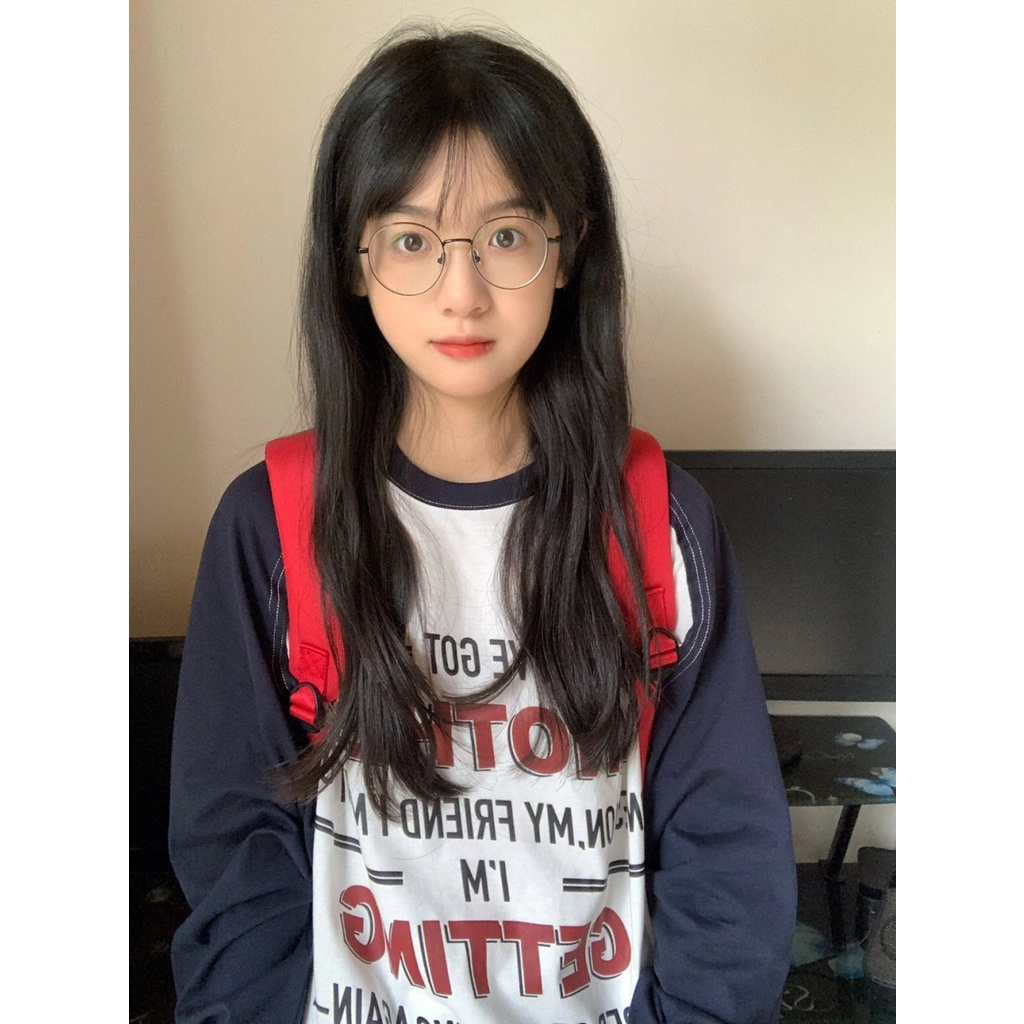 Jiashucheng Áo Sweatshirt Mỏng Tay Dài In Họa Tiết Khâu Phong Cách Hong Kong Thời Trang Mùa Thu Dành Cho Nữ