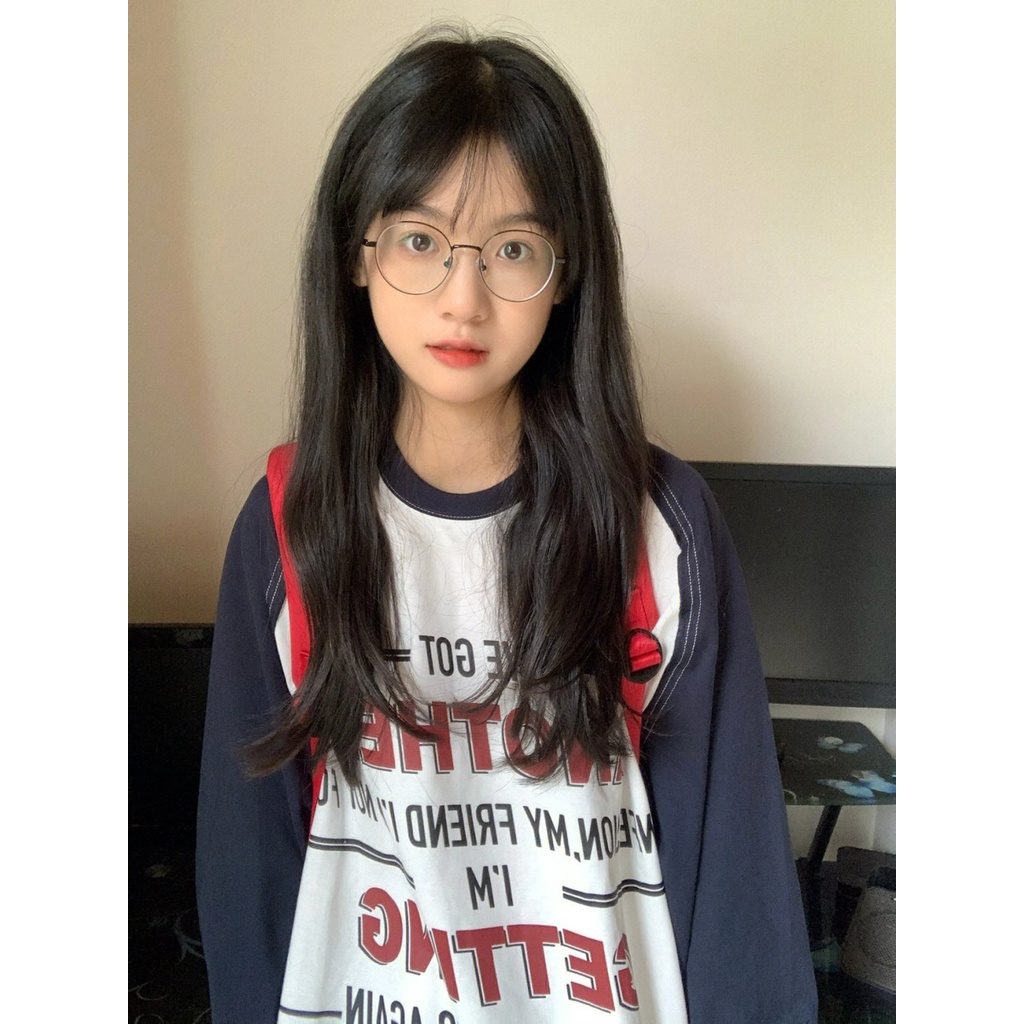 Jiashucheng Áo Sweatshirt Mỏng Tay Dài In Họa Tiết Khâu Phong Cách Hong Kong Thời Trang Mùa Thu Dành Cho Nữ